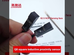 Fio indutivo retangular pequeno 8x8 da C.C. 3 do sensor do interruptor de proximidade para o detector de metais