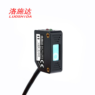 Sensor de proximidade difuso plástico do laser do quadrado Q31 para o sensor do laser da posição