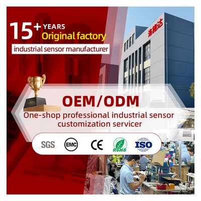 LOUSHIDA M8 M12 M18 M30 Sensor de Proximidade Capacitivo com Conector de Saída NPN e PNP de Distância Ajustável